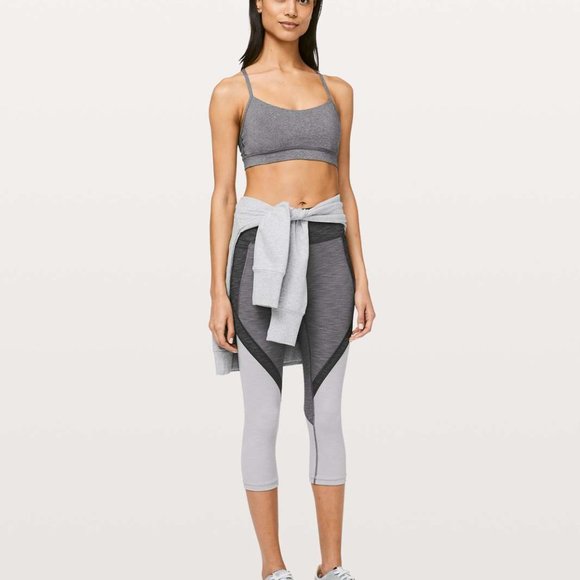 Lululemon early extension crop leggings high rise size 8 - Picture 2 of 15
